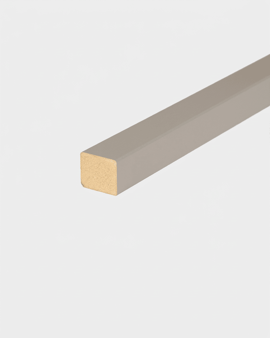 Installation Products | End Lamella / Colored, Dark Cashmere, 240 x 2,2 cm
